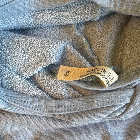 Cozy Light Blue Kids Hoodie and Jogger Set - Picture 3 of 4